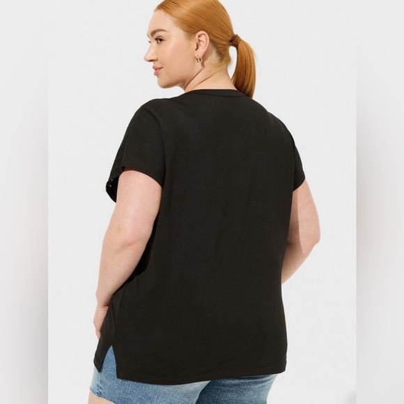 NWT Torrid Black Cotton Dolman Shirt sz 2X - Picture 3 of 12